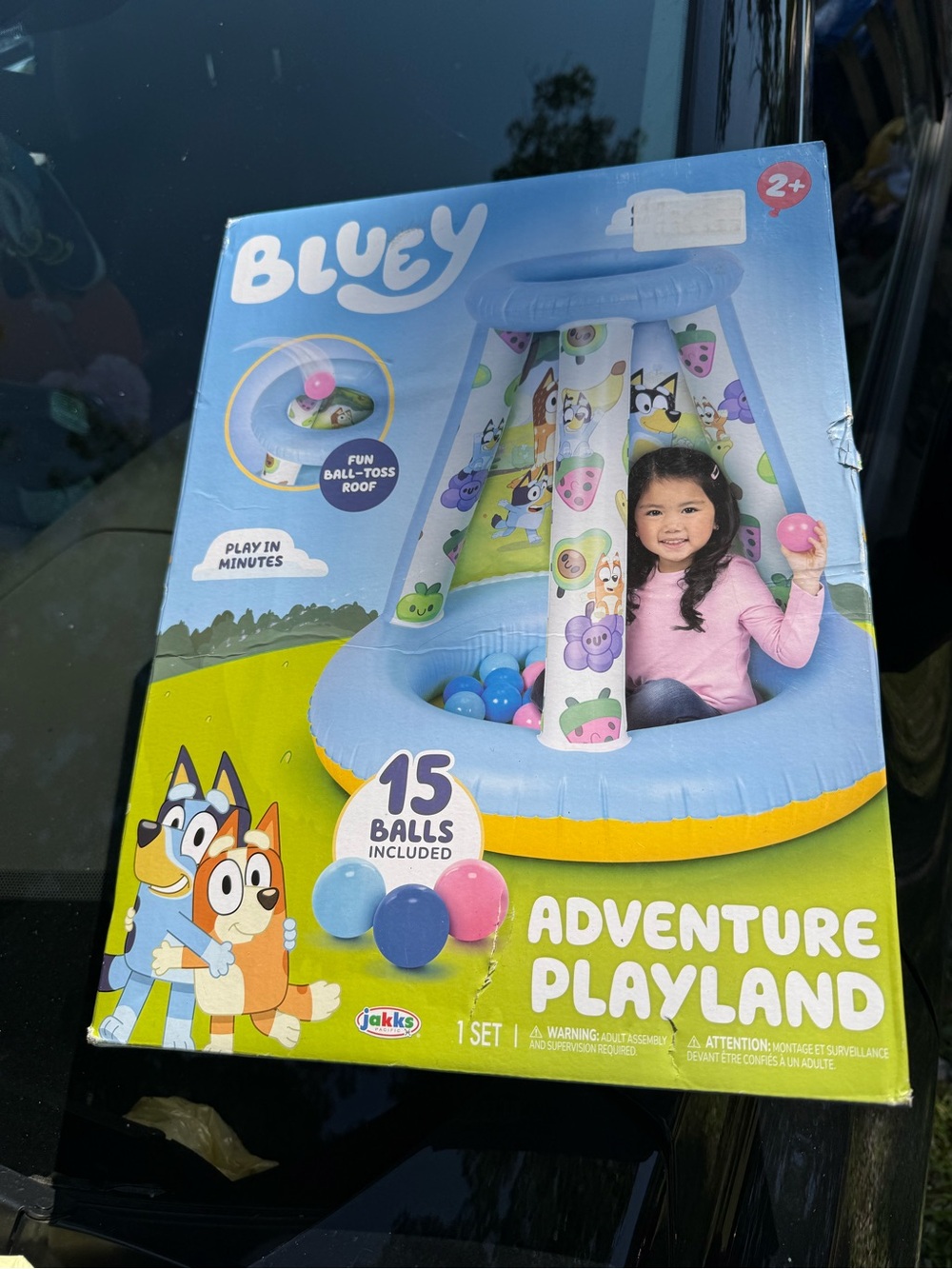 Adventure Playland Inflatable Ball Pit - Blue